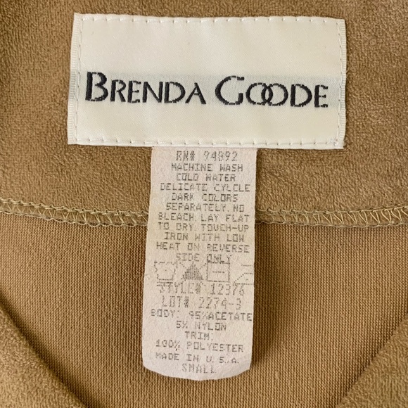 Brenda Goode V-Neck Woven Long Sleeves Size S - Picture 6 of 8